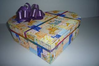 caixa coração microndulada nº4